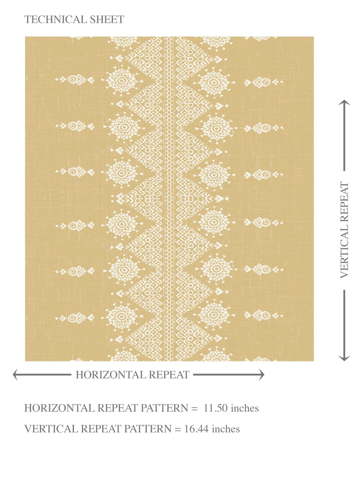 Floral Striped Kids Room Wallpaper (Yellow/ Off-White)