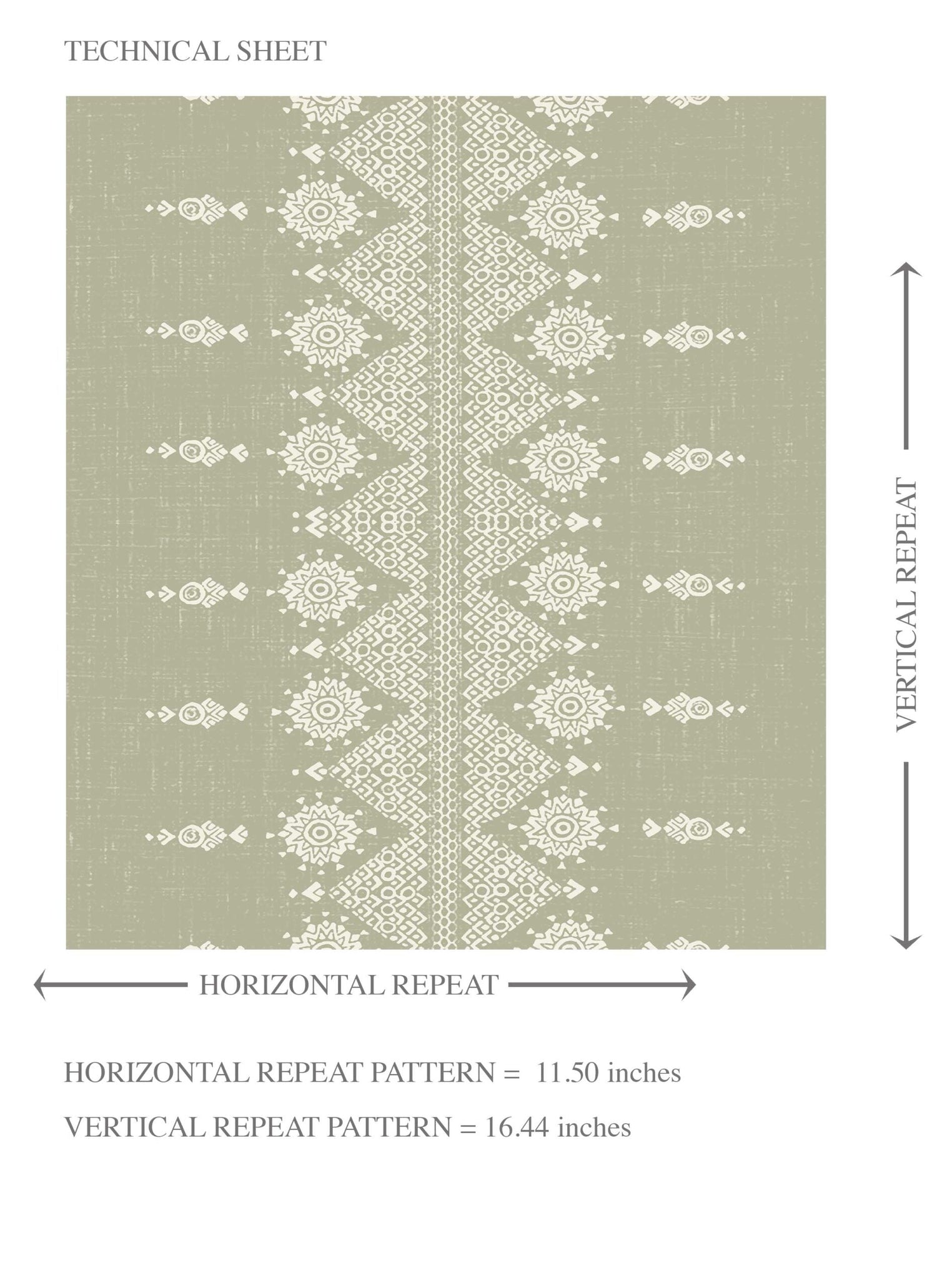 Floral Striped Kids Room Wallpaper (Green/ Off-White)