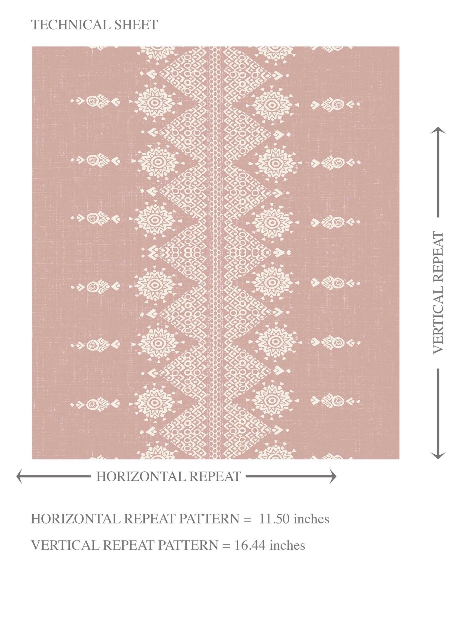 Floral Striped Kids Room Wallpaper (Pink/ Off-White)
