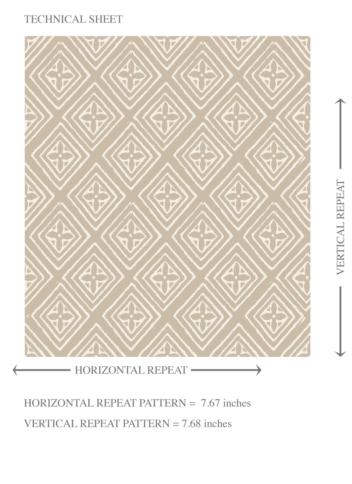 Small Diamond Lattice/ Textured Check Kids Room Wallpaper (Beige/ Gray/ White)