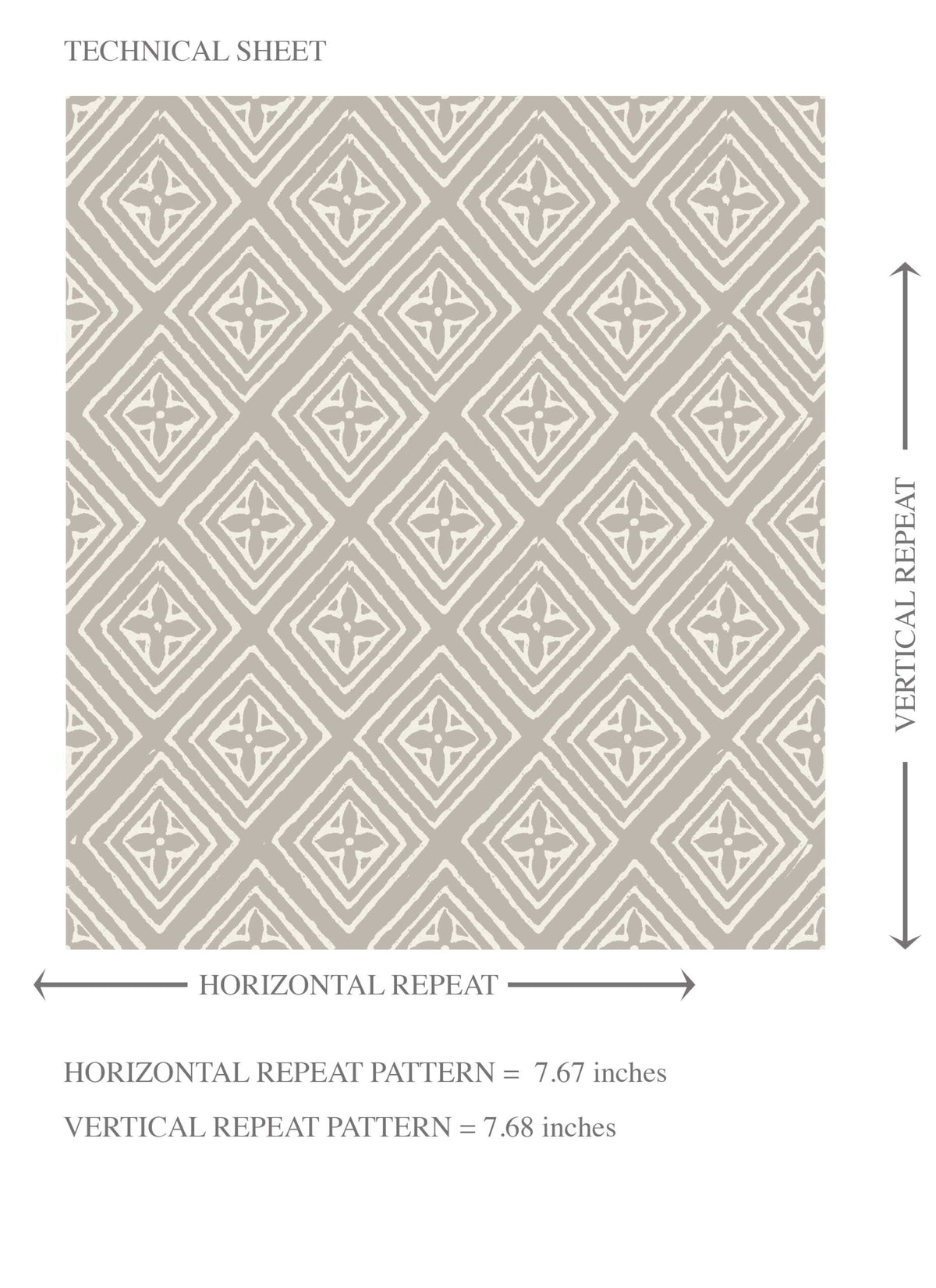 Small Diamond Lattice/ Textured Check Kids Room Wallpaper (Gray/ White)