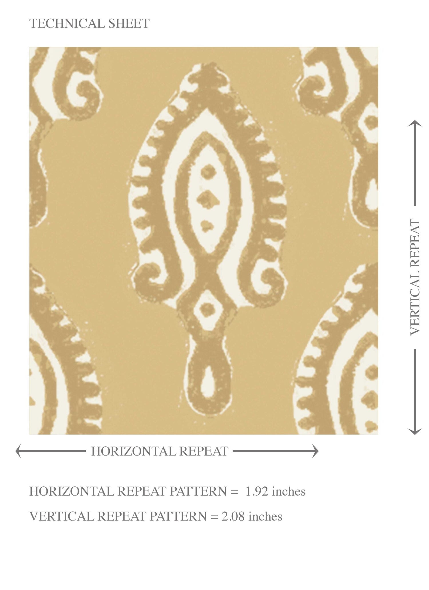 Textured Teardrop/ Paisley Block Print Kids Room Wallpaper (Yellow/ White)