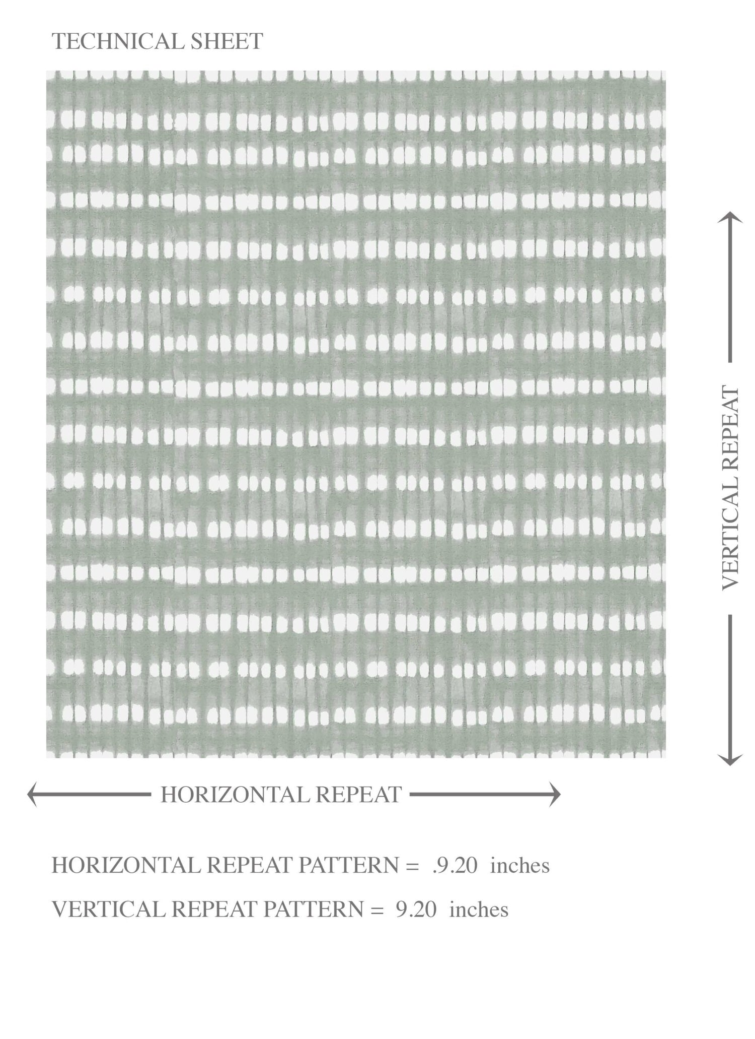 Textured Shibori Effect Striped Kids Room Wallpaper (Sage Gray/ White)