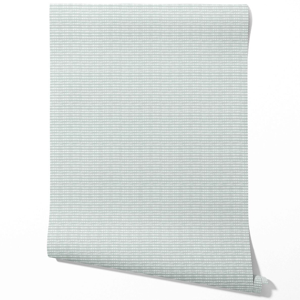 Textured Shibori Effect Striped Kitchen Wallpaper (Blue/ White)