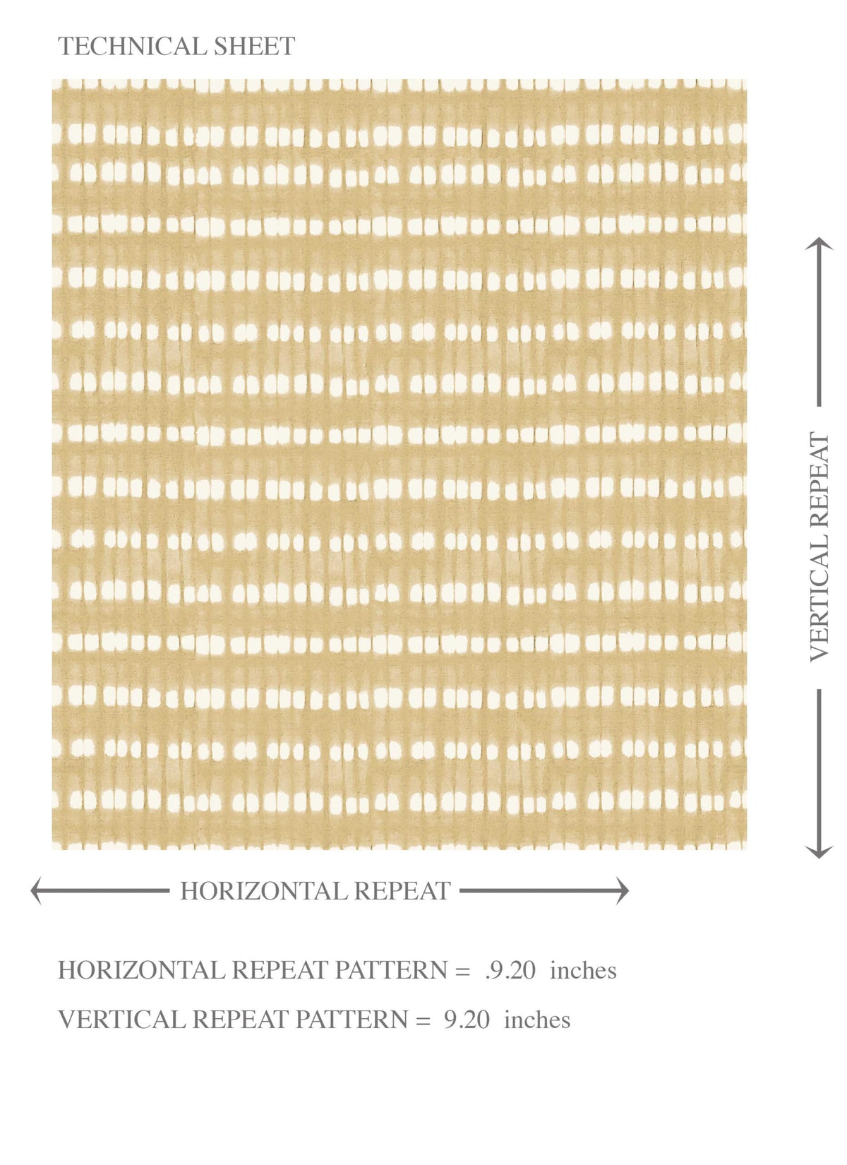 Textured Shibori Effect Striped Kids Room Wallpaper (Yellow/ White)