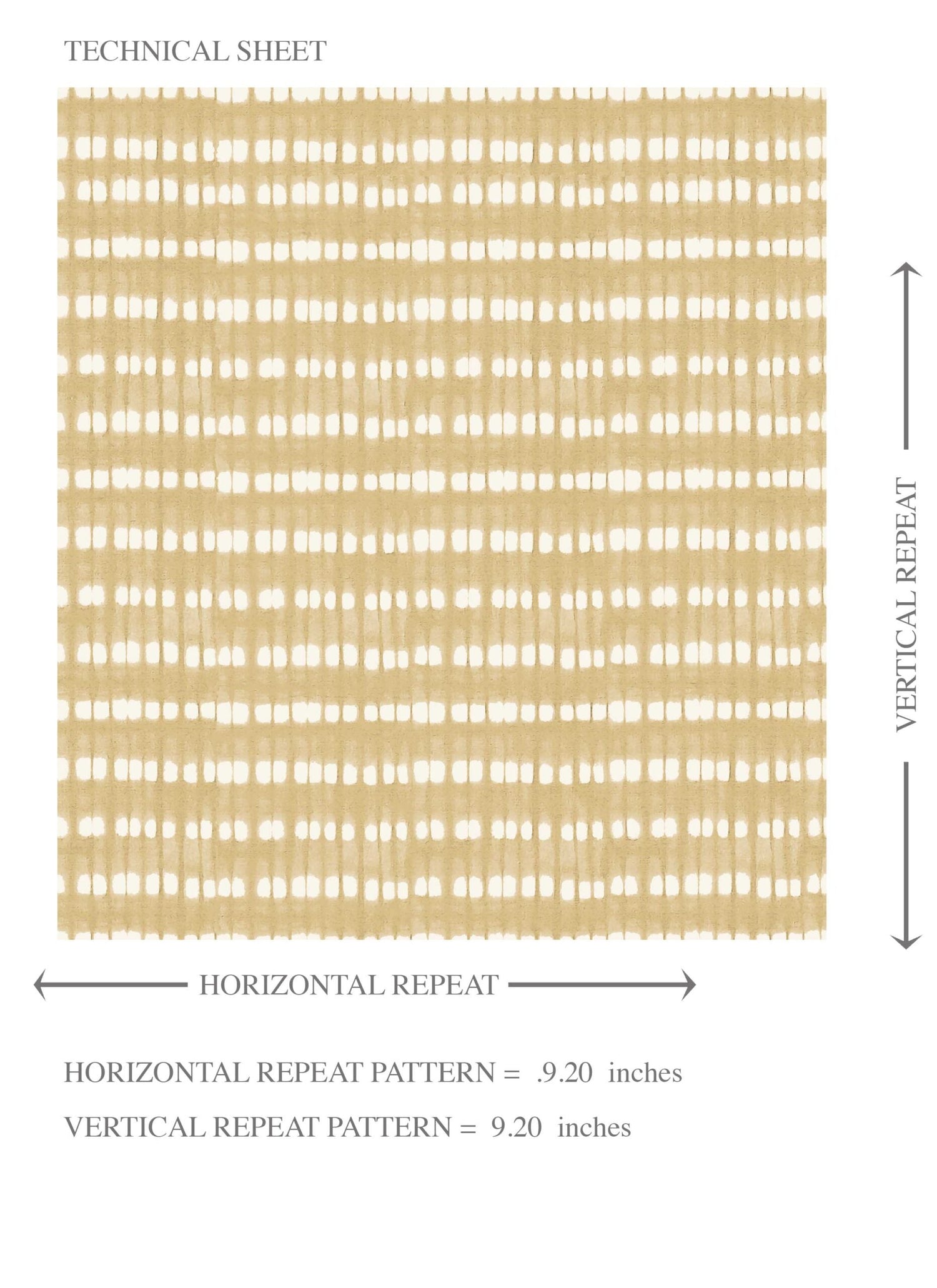 Textured Shibori Effect Striped Kids Room Wallpaper (Yellow/ White)