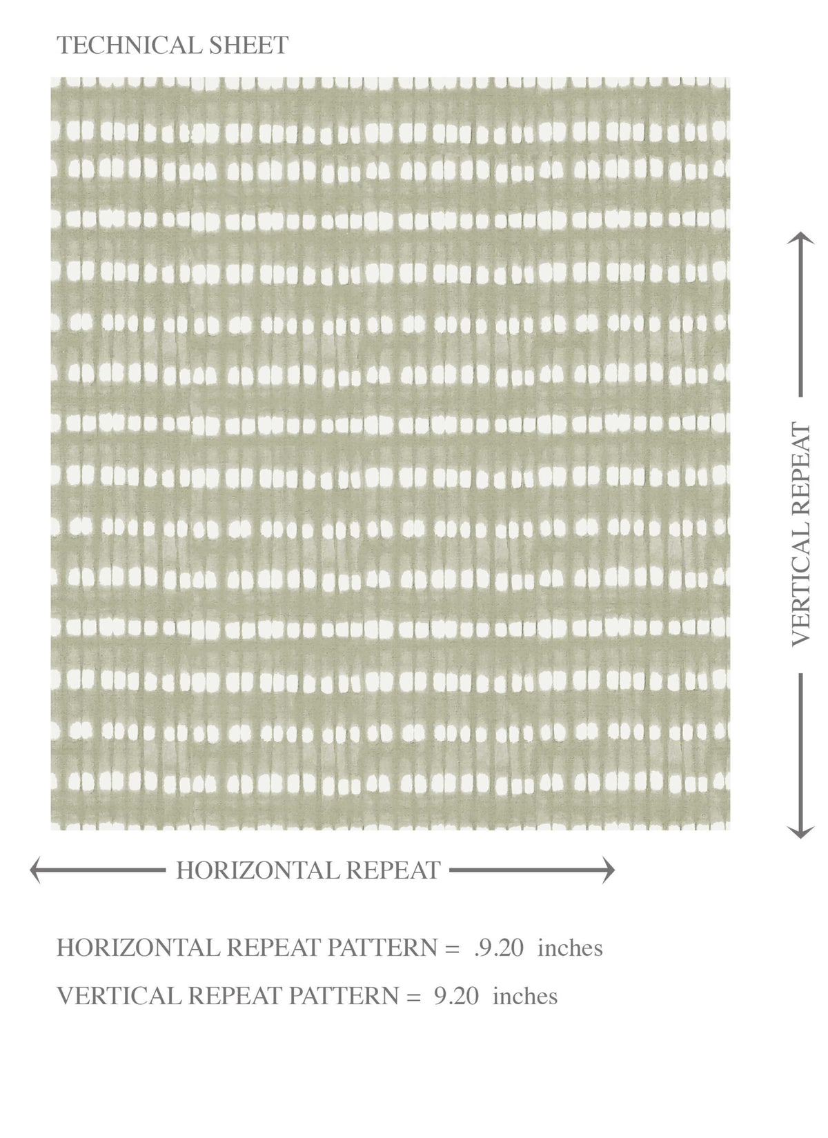 Textured Shibori Effect Striped Kids Room Wallpaper (Olive Green/ White)