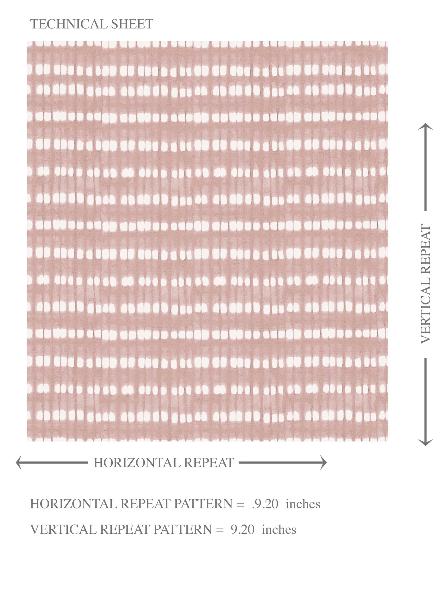 Textured Shibori Effect Striped Kids Room Wallpaper (Pink/ White)
