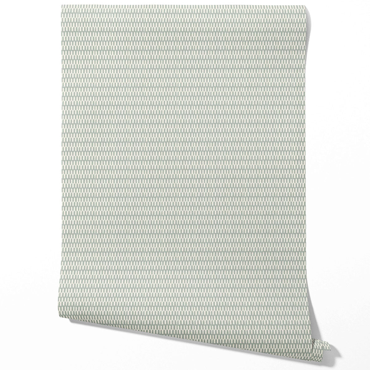 Modern Neutral-Toned/ Micro-Patterned Kitchen Wallpaper (Sage Gray)