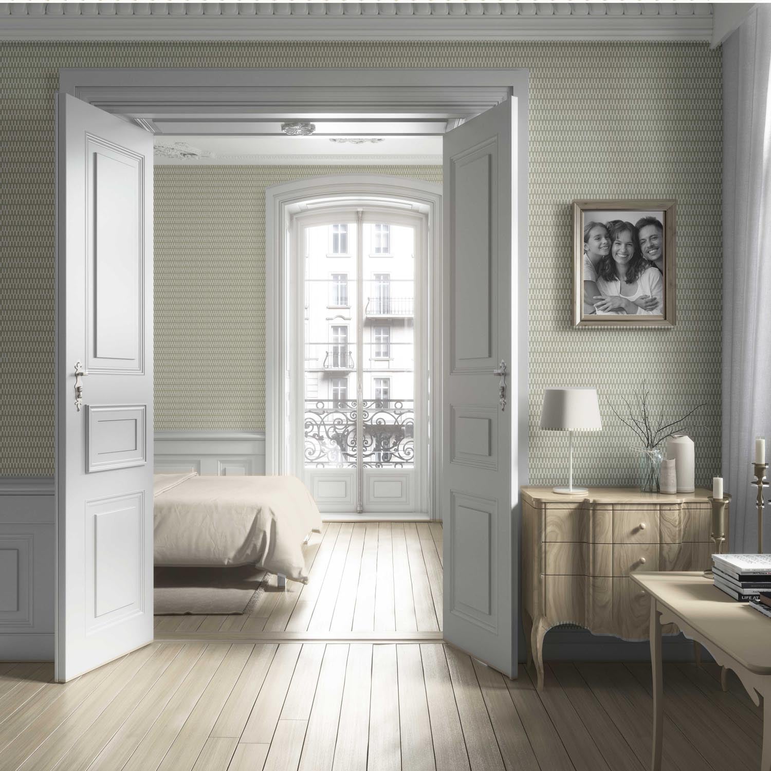 Modern Geometric Micro-Print Living Room Wallpaper (Light Olive Green)