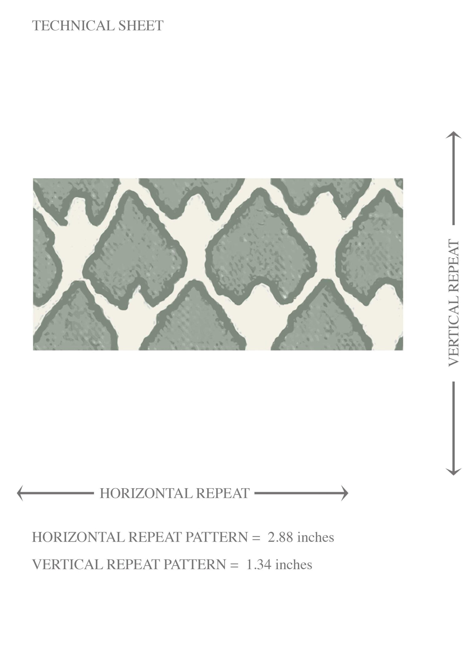 Neutral-Toned Small-Scale Geometric Print Kids Room Wallpaper (Gray-Green/ White)