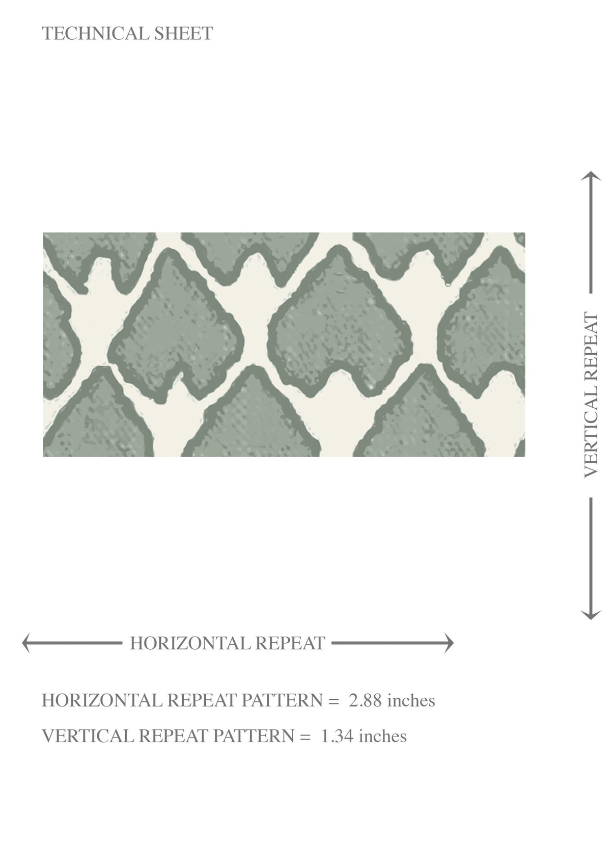 Neutral-Toned Small-Scale Geometric Print Kids Room Wallpaper (Gray-Green/ White)
