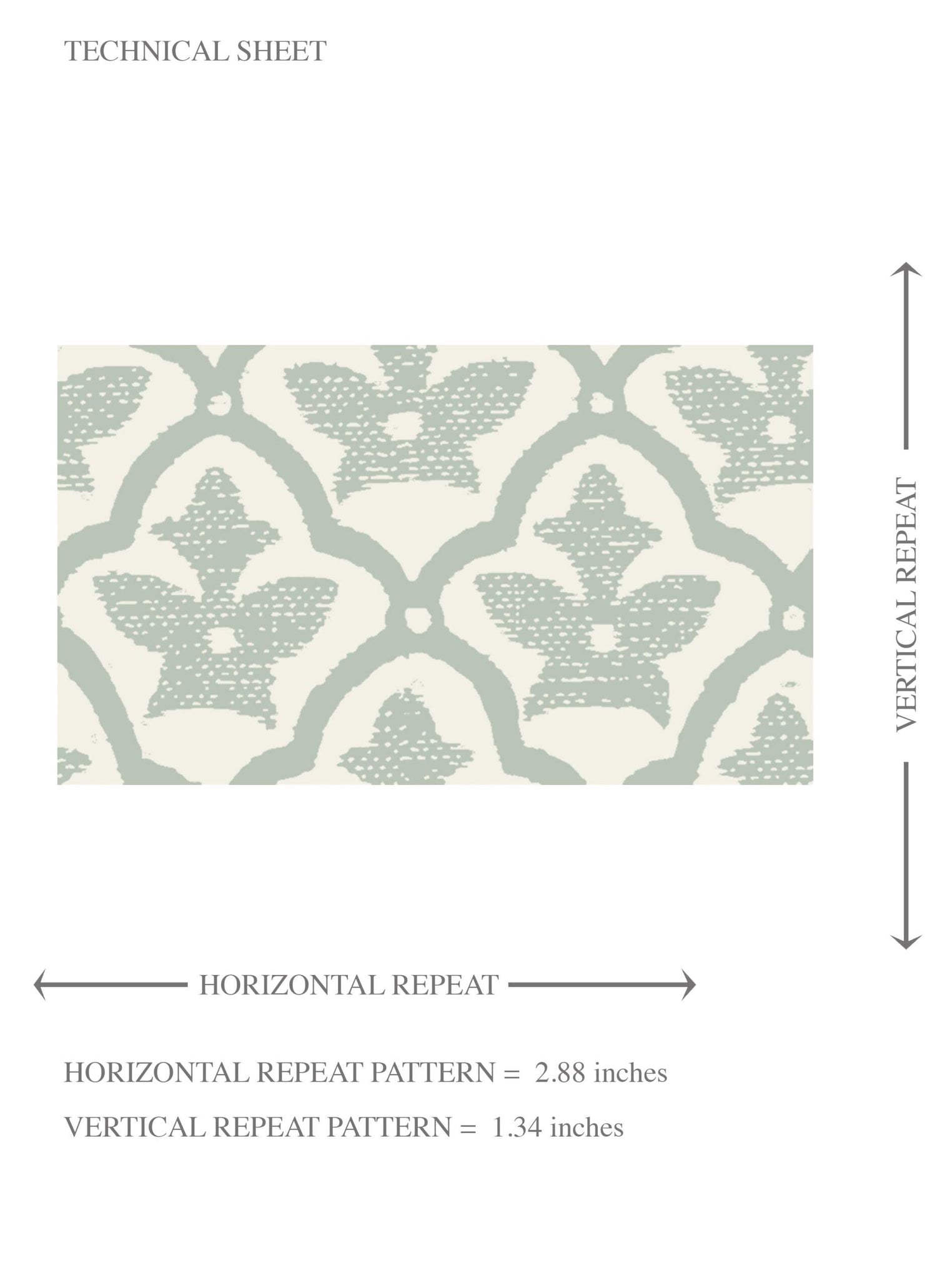 Small-Scale Floral Lattice Kids Room Wallpaper (Duck Egg Blue/ White)
