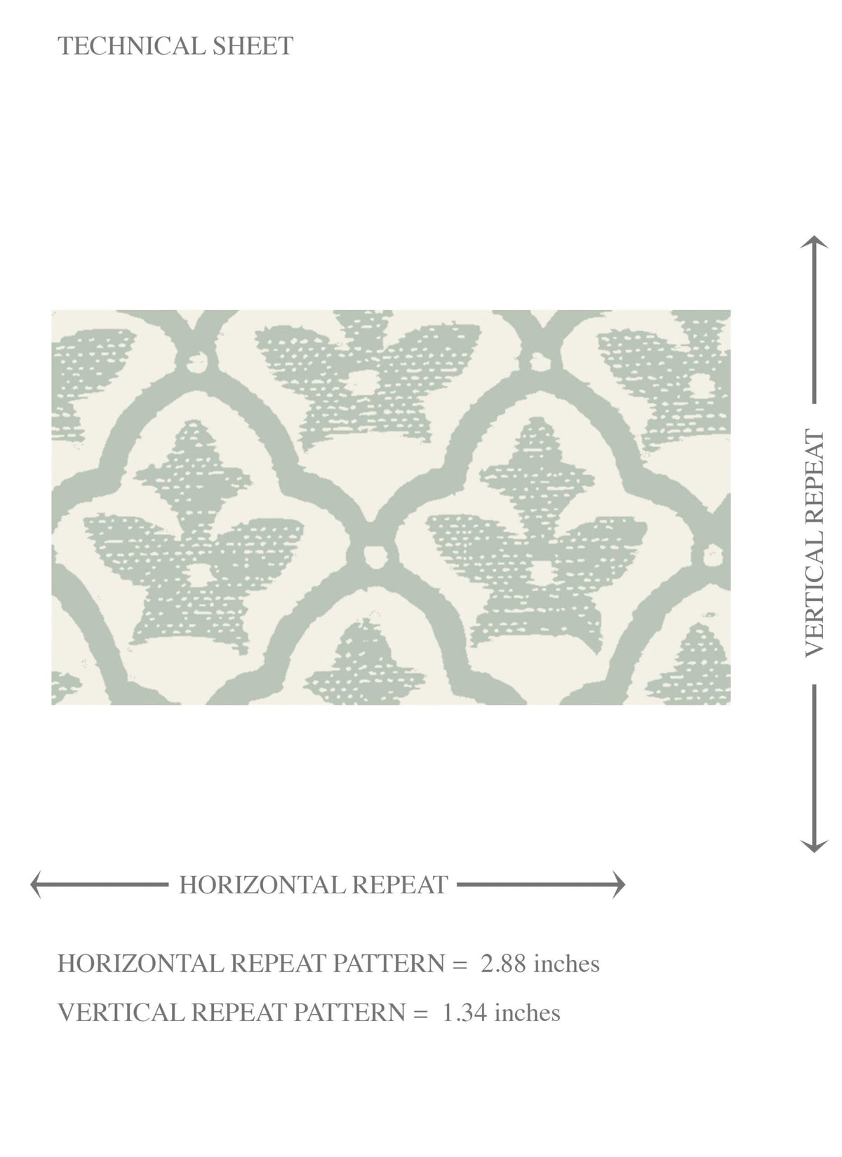 Small-Scale Floral Lattice Kids Room Wallpaper (Duck Egg Blue/ White)