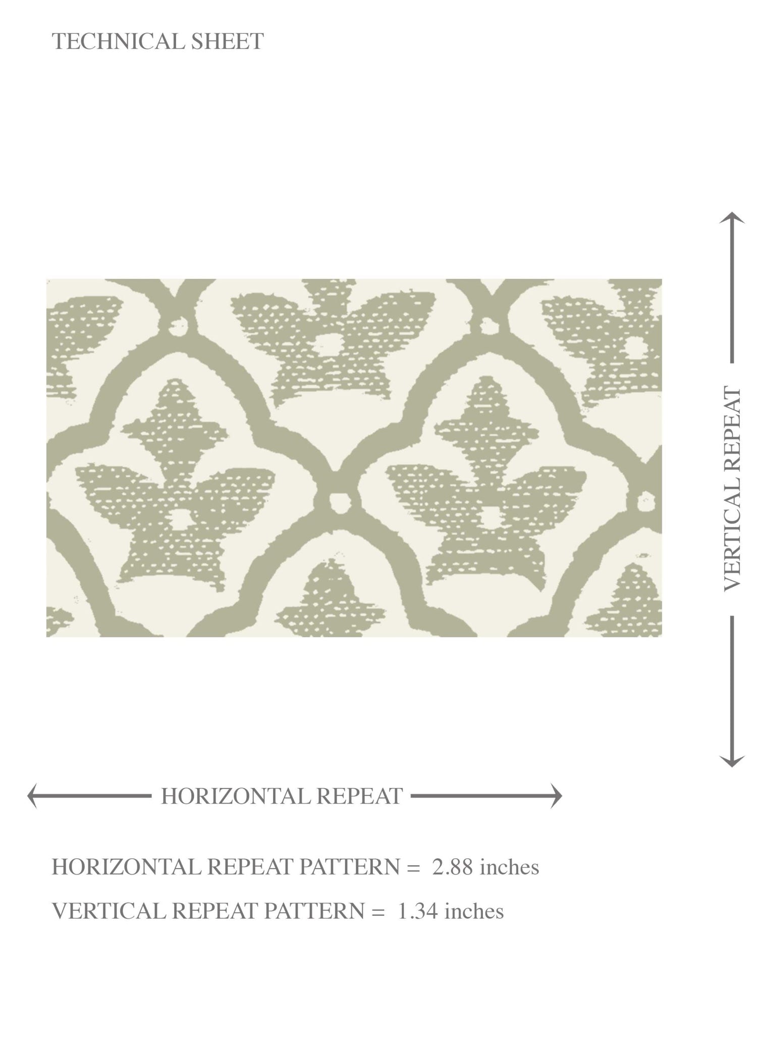 Small-Scale Floral Lattice Kids Room Wallpaper (Green/ White)