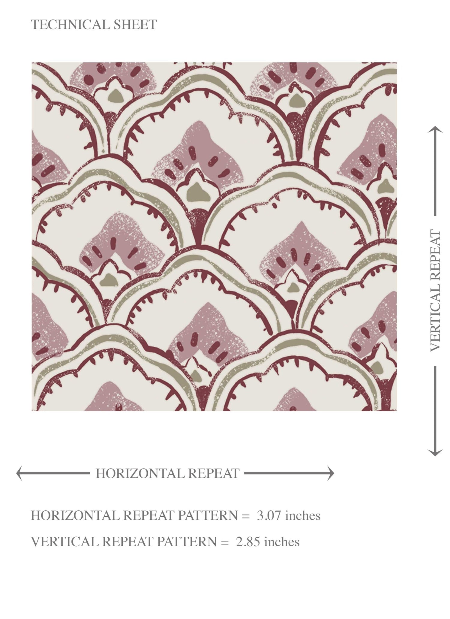 Small-Scale Floral Lattice Kids Room Wallpaper (Pink/ White)