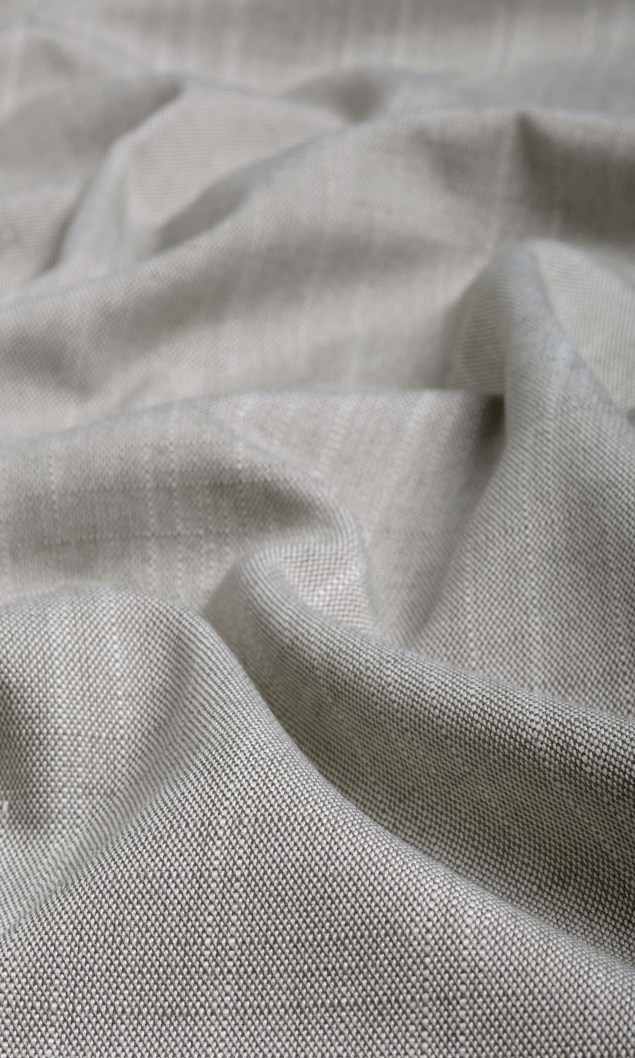 Plain Linen Texture Fabric Sample for Roman Blinds & Shades (Warm Grey)