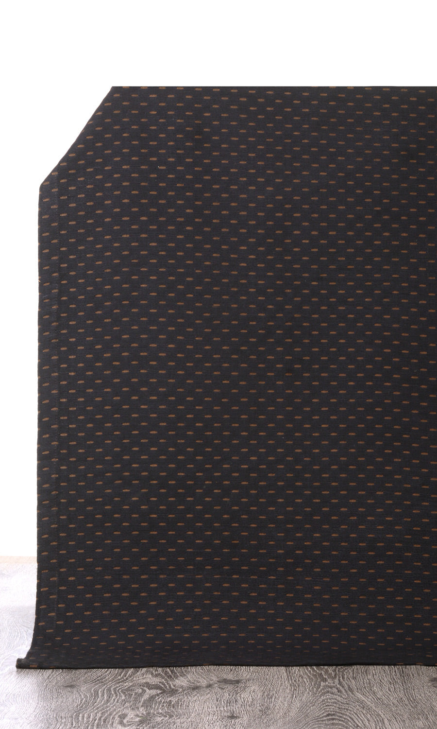 Cotton Window Treatments Fabric Sample (Black)