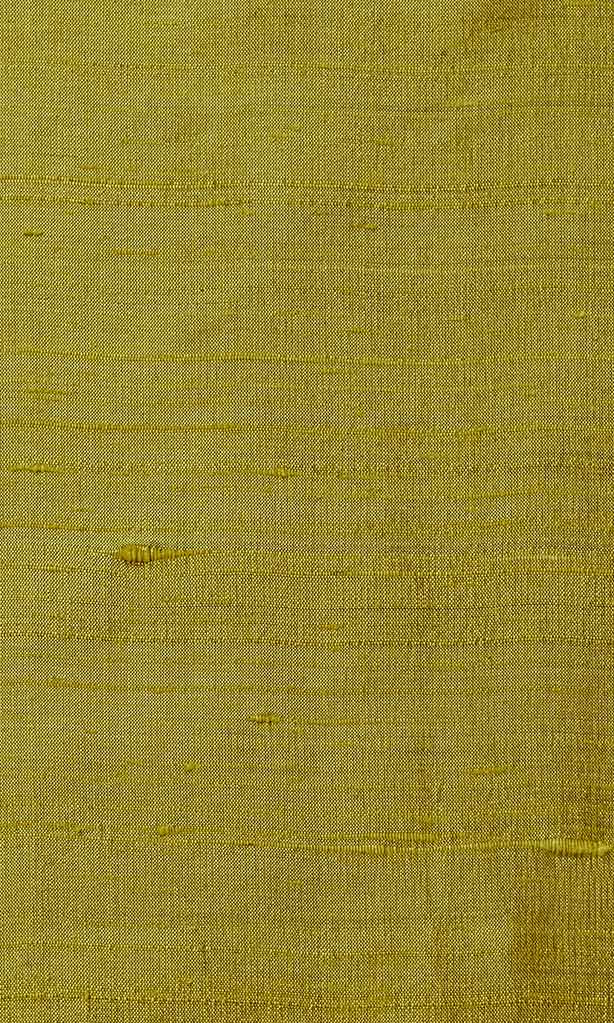Dupioni Silk Home Textile Fabric Material Sample (Olive Green)