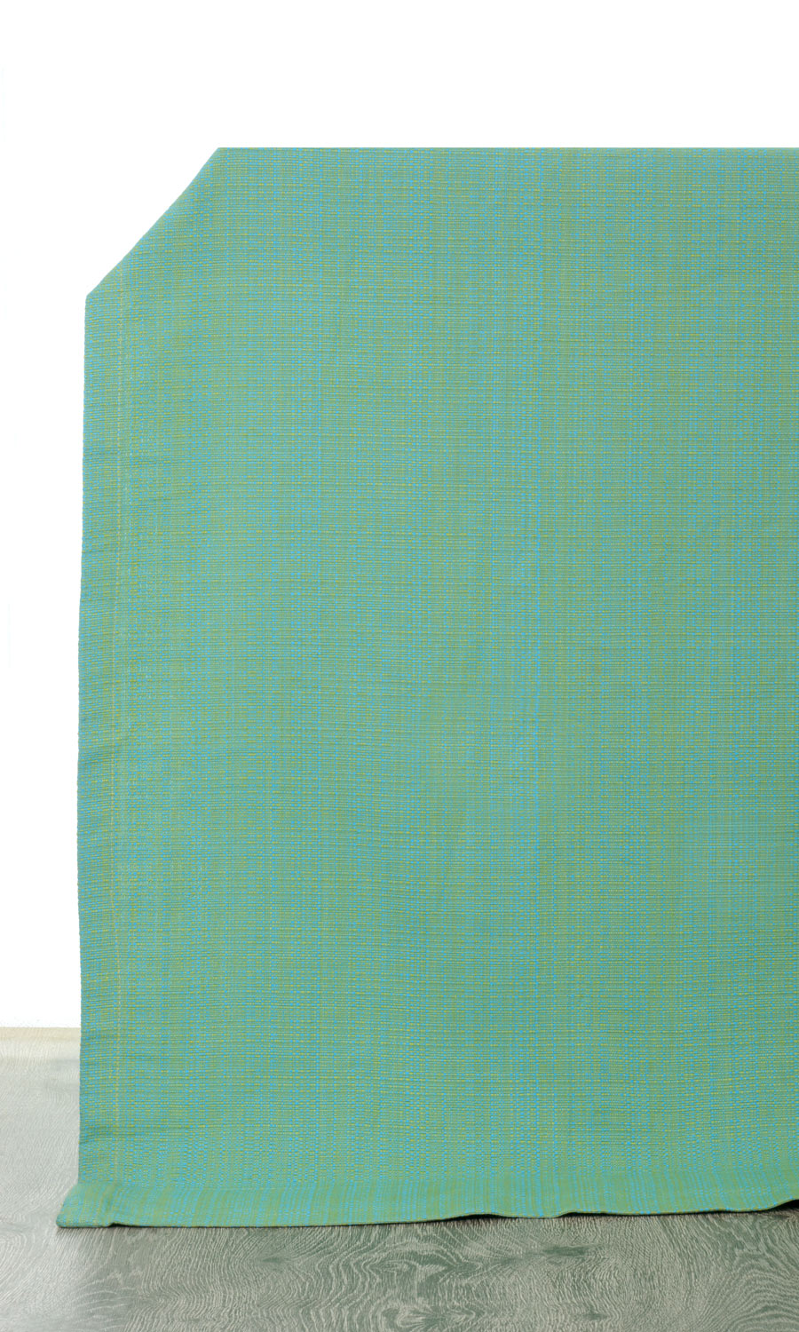 Cotton Fabric Blinds (Green-Blue)
