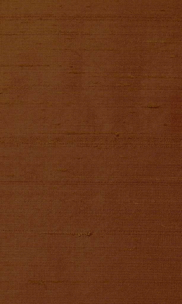 Pure Silk Home Textile Fabric Material Sample (Copper Orange)