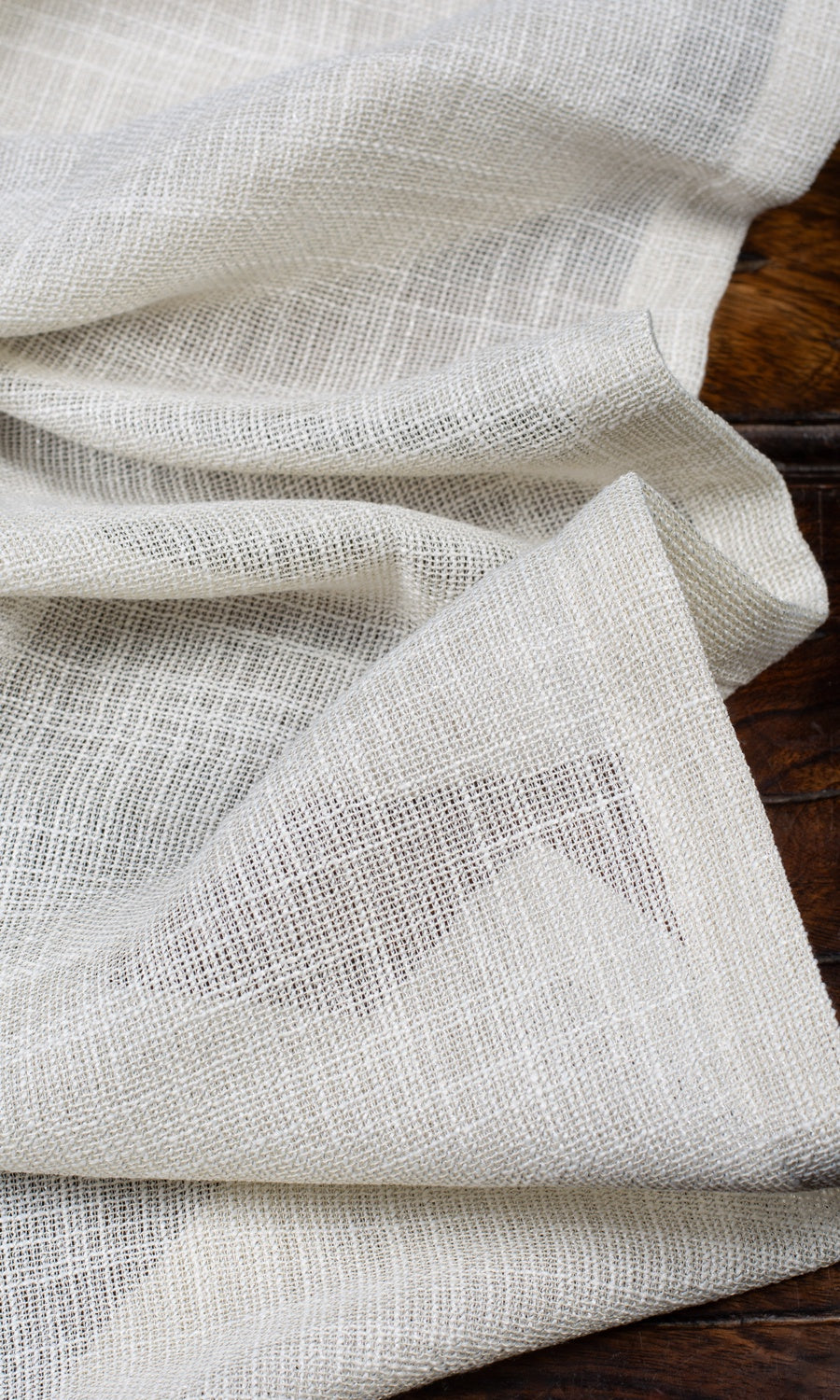 Textured Sheer Blinds (Parchment White/ Greige)