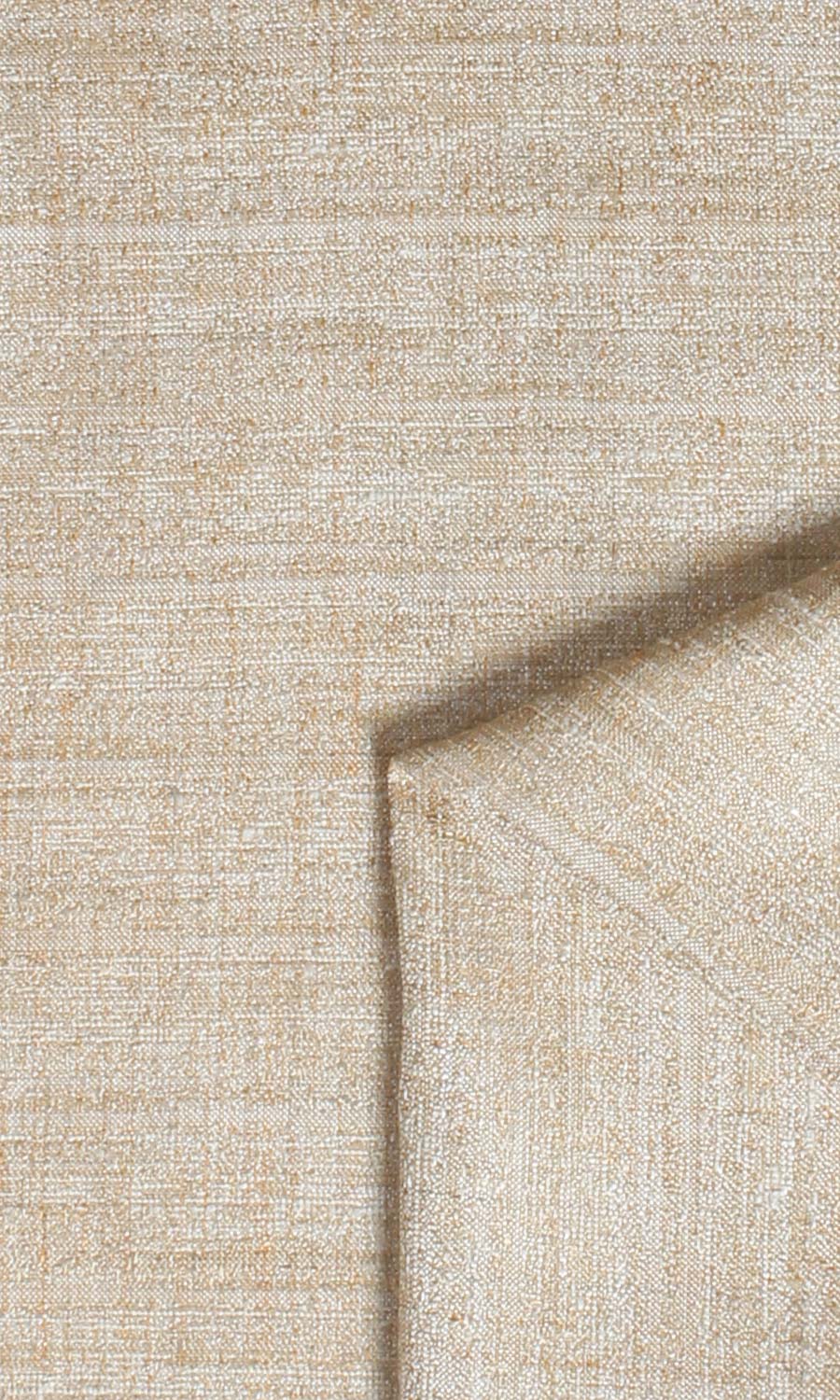 Faux Silk Textured Window Treatments Fabric Sample (Pale Beige)