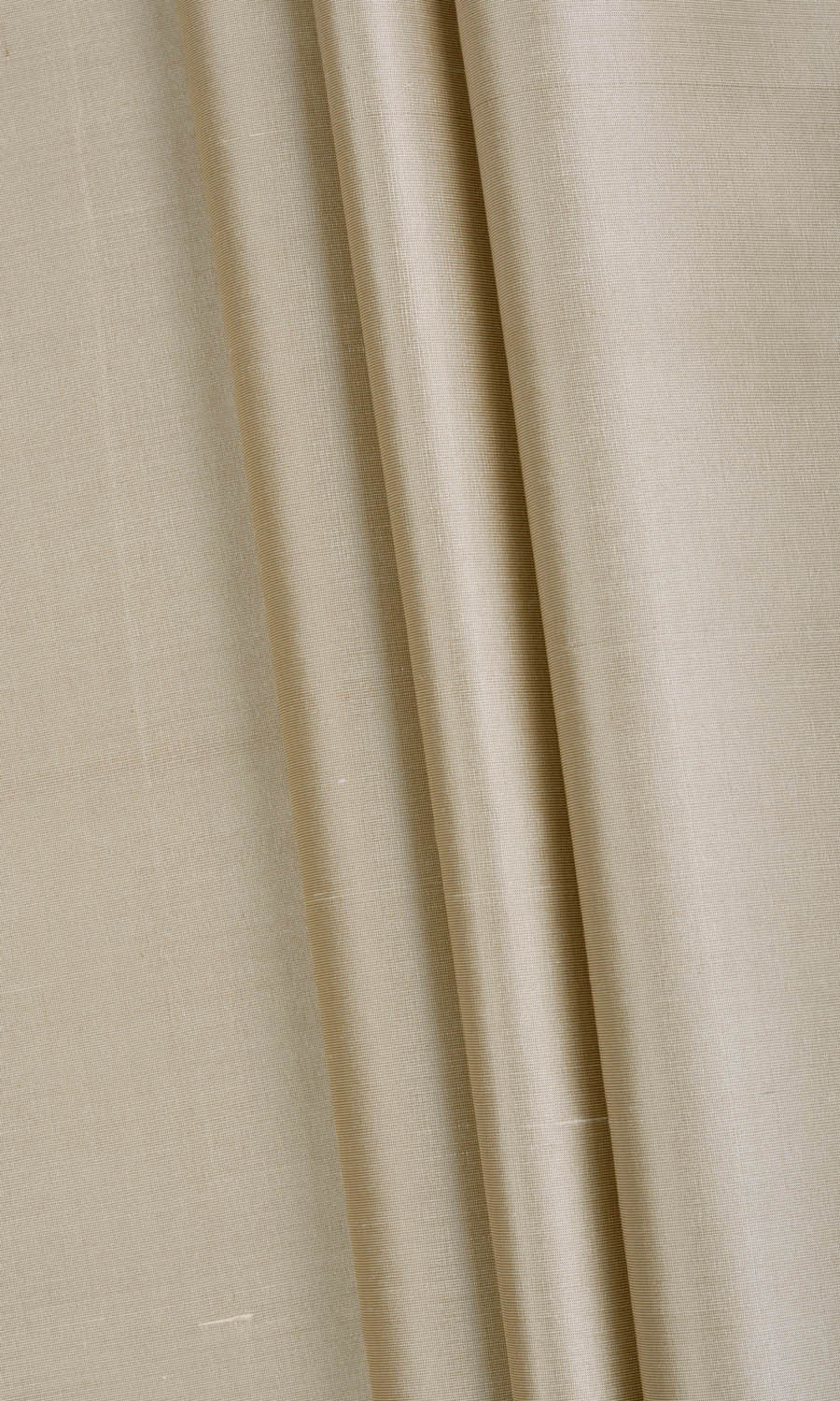 Shantung Silk Fabric Material By the Metre (Ecru/ Tan Brown)