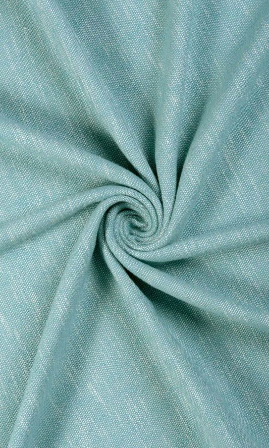 Plain Cotton Home Décor Fabric Sample (Aqua Blue)