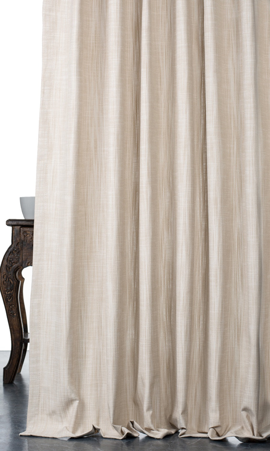 Linen-Textured Blinds (Pale Beige) for Living, Bedroom, Kitchen, Bathroom