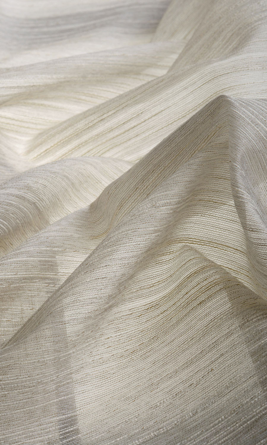 Sheer Made-to-Measure Roman Blinds (Taupe Gray/ Pale Gray)