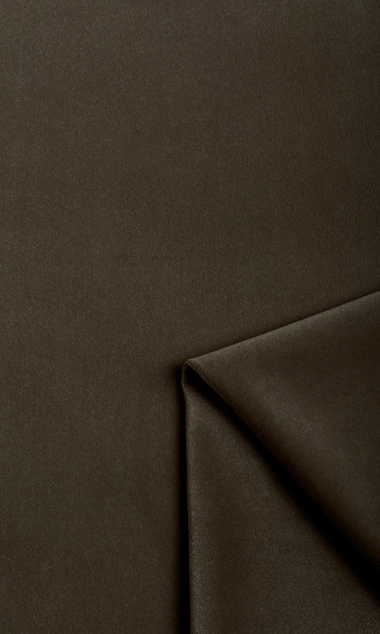 Velvet Home Décor Fabric Sample (Dark Brown)