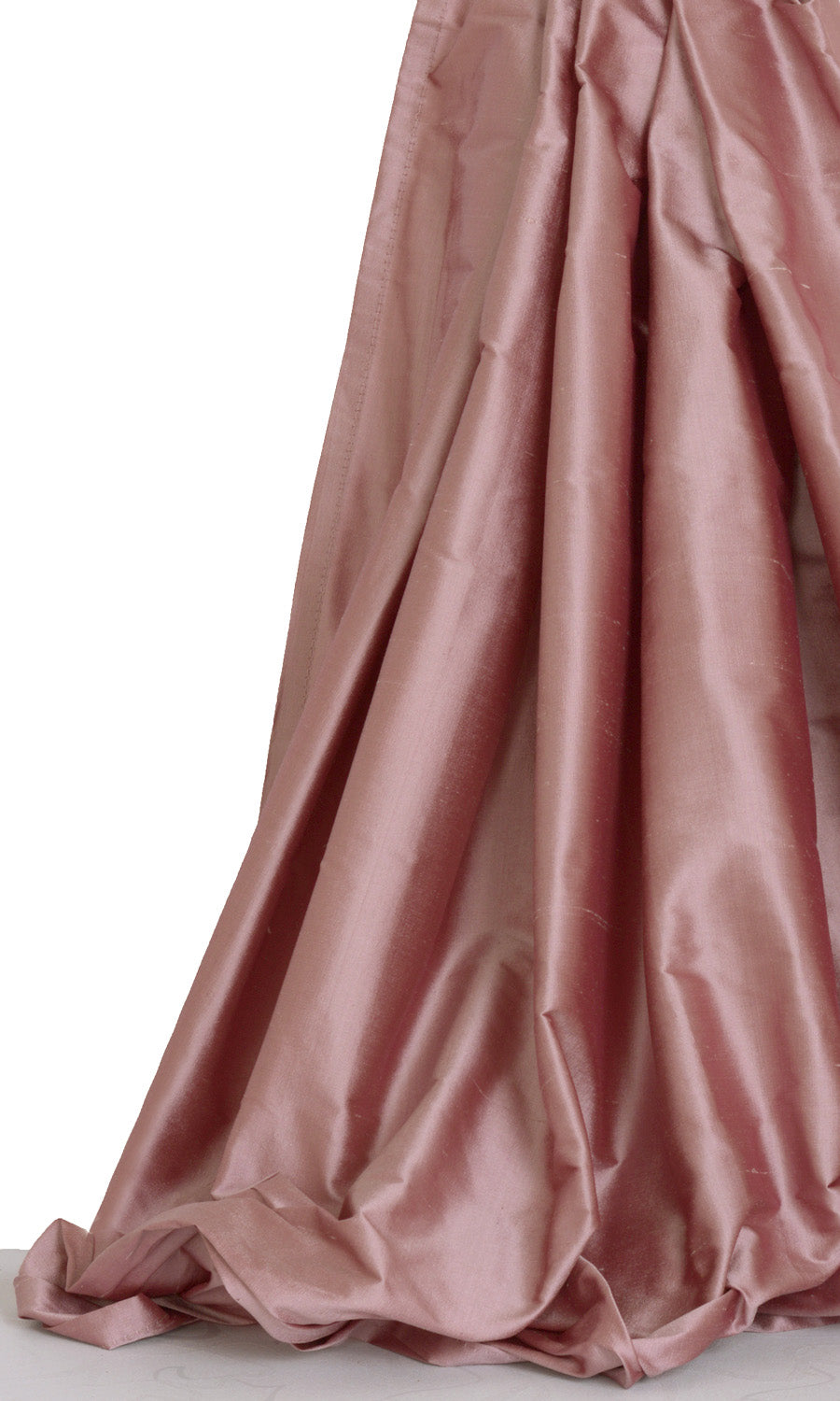 Shantung Silk Window Treatments Fabric By the Metre (Pink)