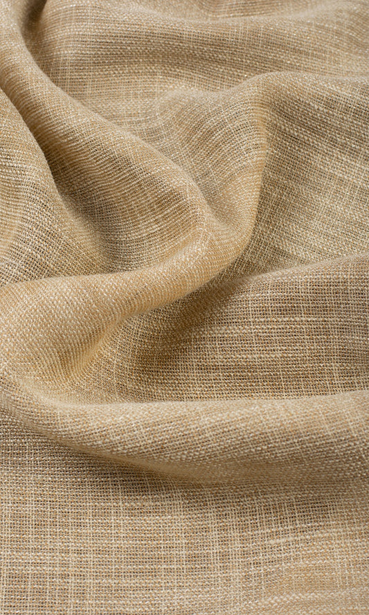 Textured Sheer Shades (Mustard Beige)