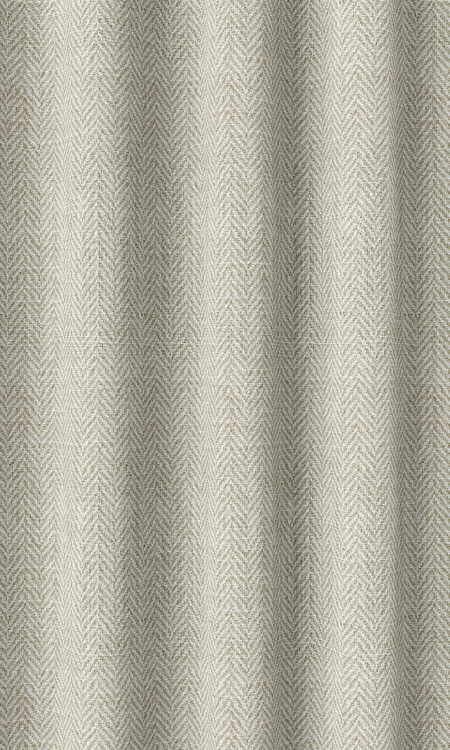 Herringbone Print Home Décor Fabric By the Metre (Beige/ White)