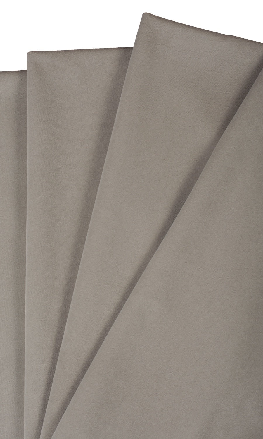 Velvet Roman Blinds & Window Shades (Greige)