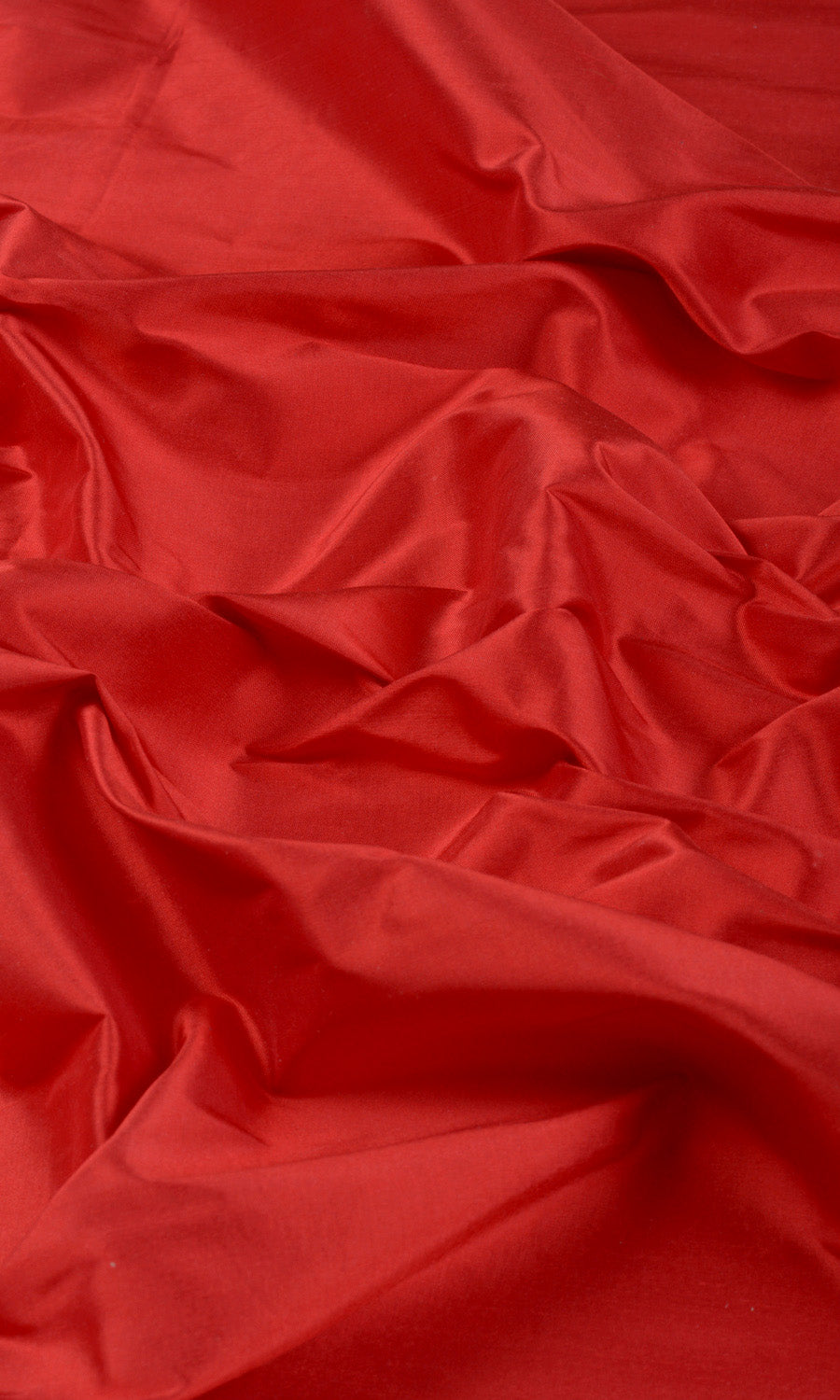 Shantung Silk Flat, Plain, Fake, Faux, European Relaxed Roman Blinds (Red)