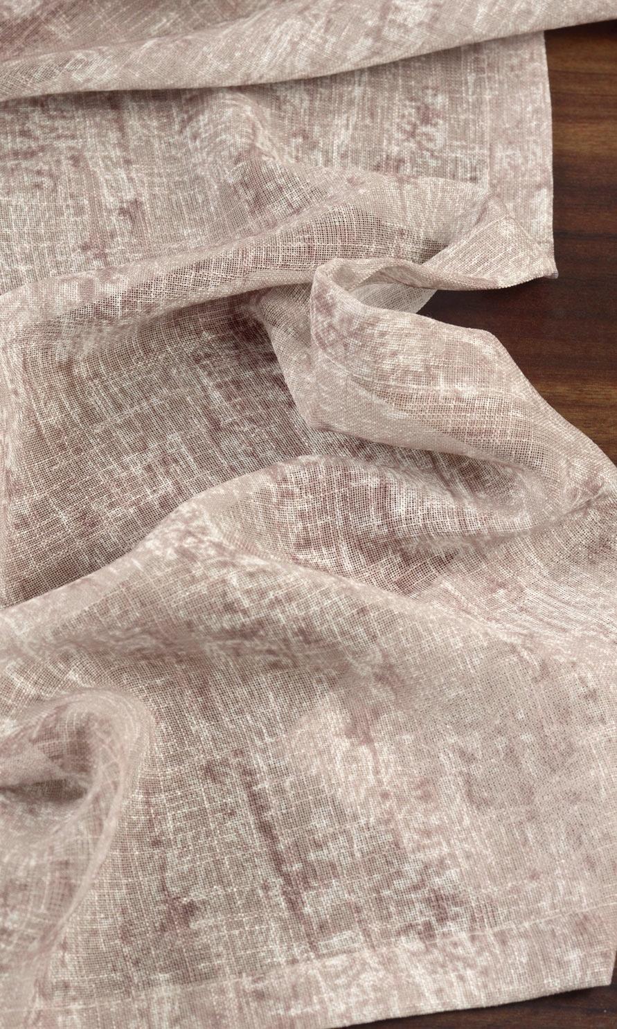 Textured Sheer Roman Blinds (Brown)