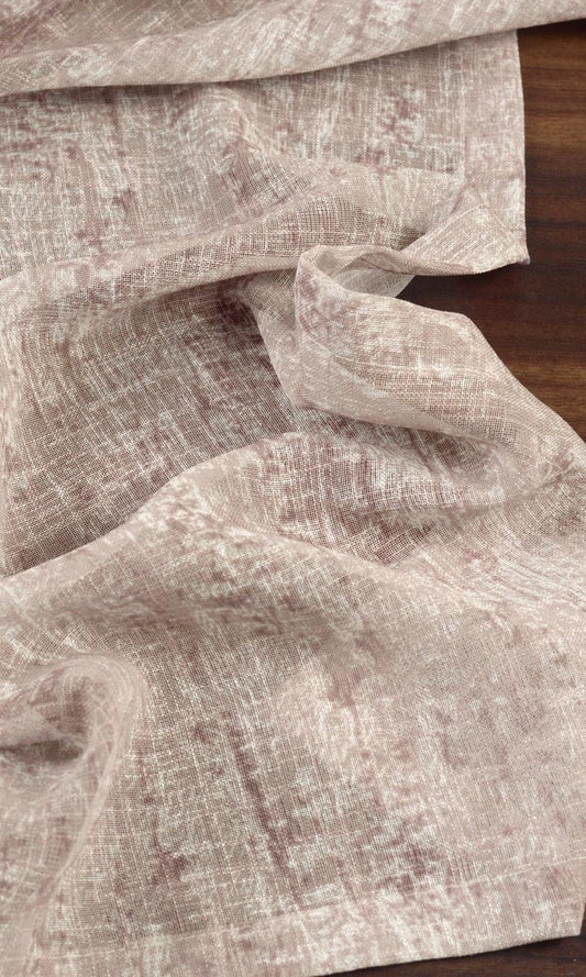 Textured Sheer Roman Blinds (Brown)