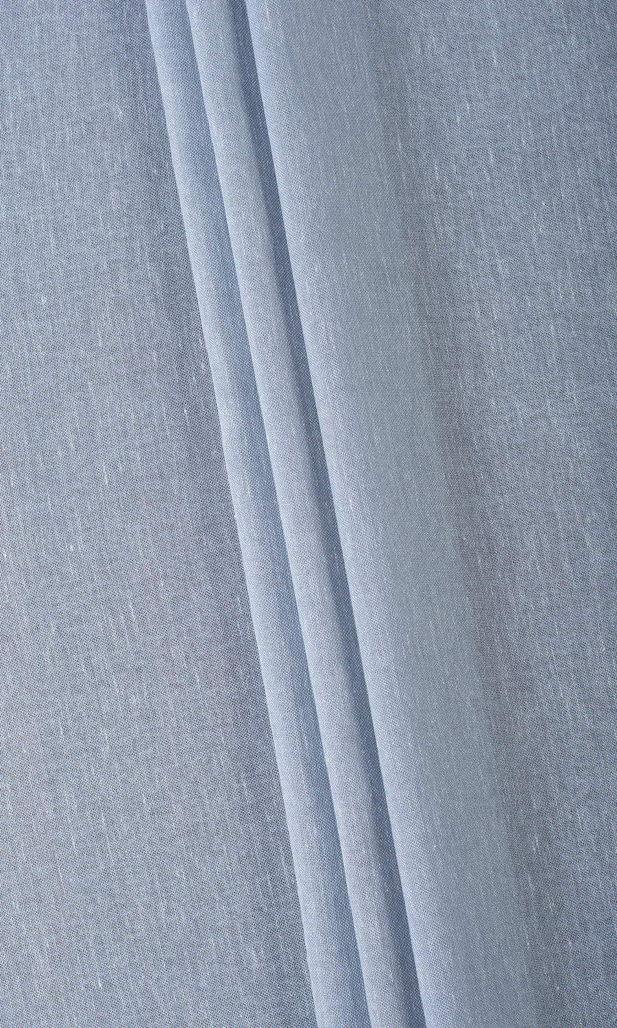 Plain Sheer Home Textile Fabric Material By the Metre (Periwinkle Gray)