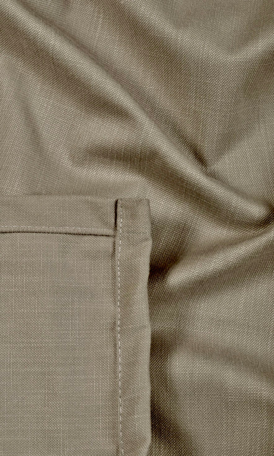 Poly-Cotton Blend Fabric Sample for Roman Blinds & Shades (Coffee Brown)