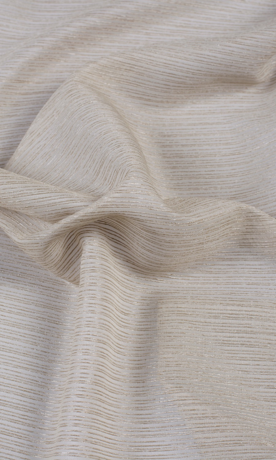 Striped Sheer Any Size Style Roman Blinds (Sand Beige)