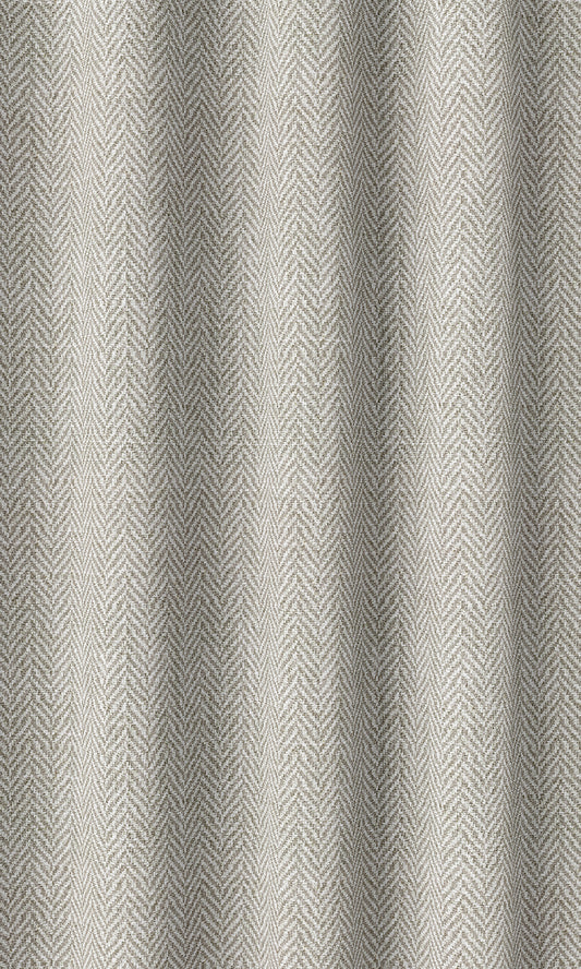 Herringbone Print Shades (Grey/ White)
