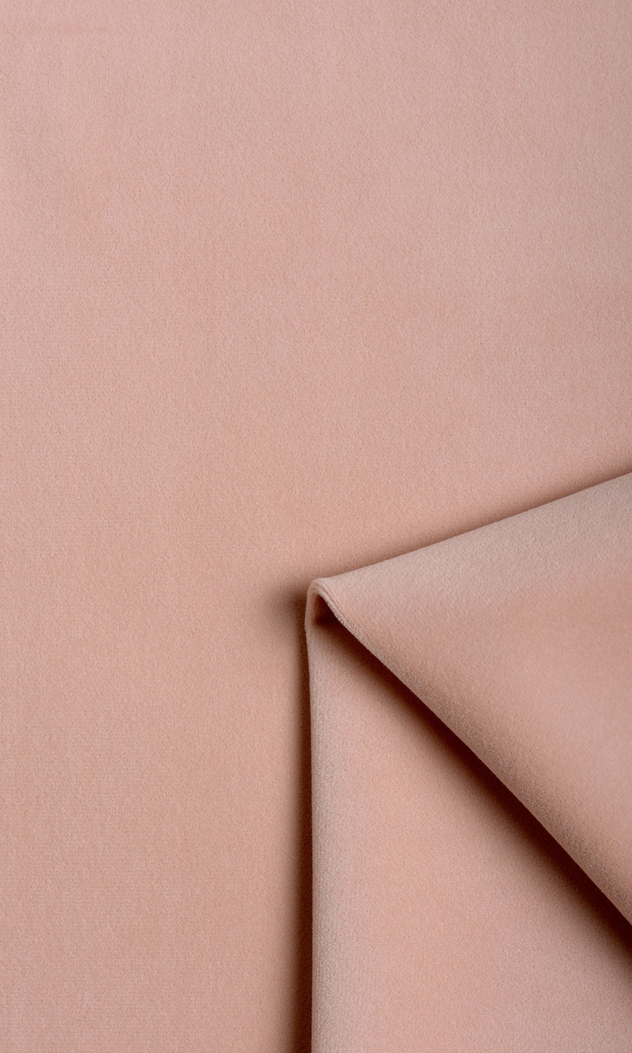 Velvet Window Treatments Fabric Sample (Peachy Pink)