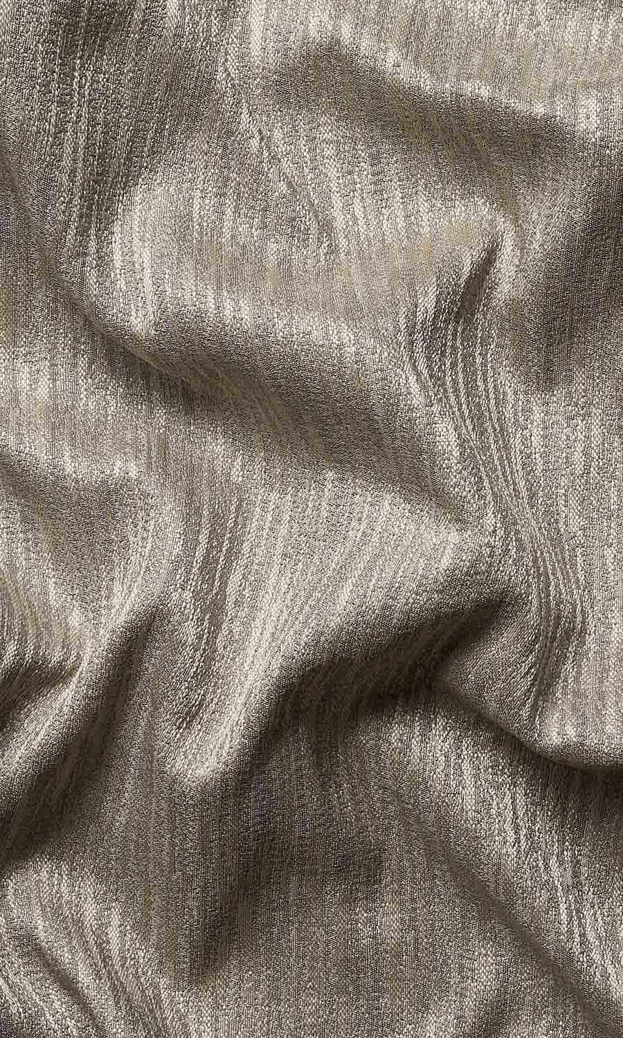 Textured Window Treatments Fabric By the Metre (Grey-Brown)