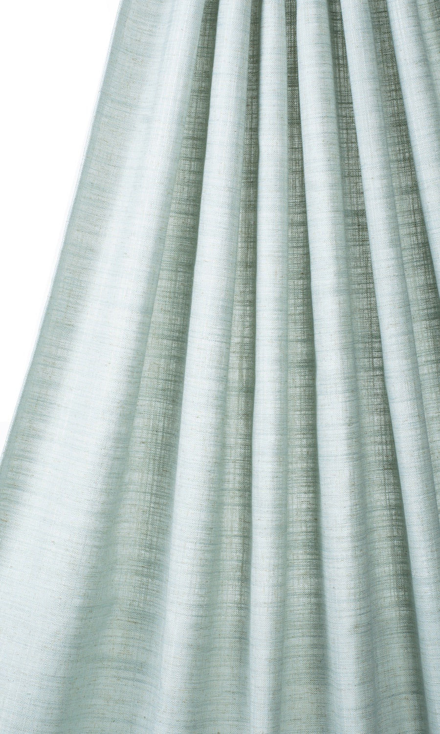 Plain Linen-Blend Home Textile Fabric Material By the Metre (Powder Blue)