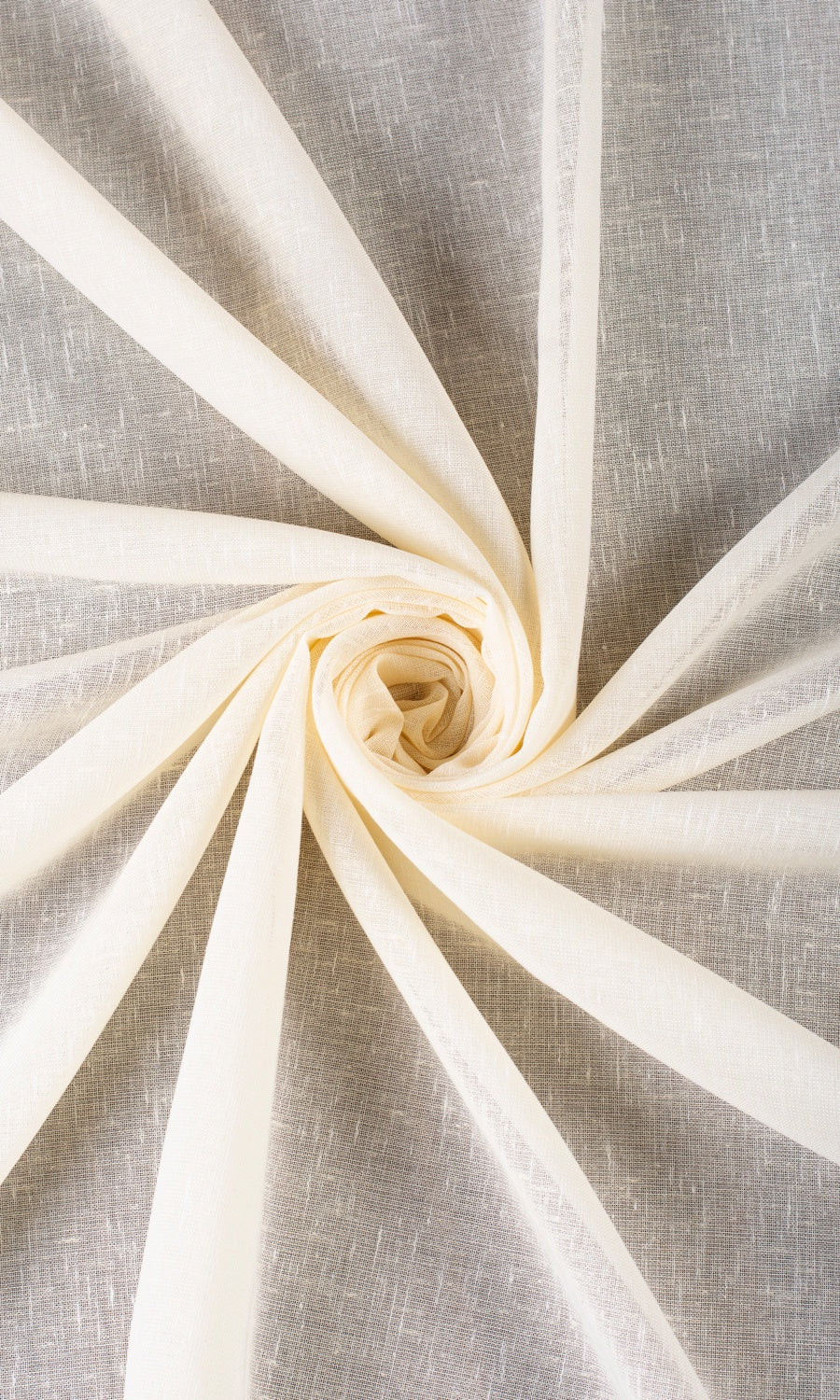 Plain Sheer Fabric Blinds (Ivory) for Living, Bedroom, Kitchen, Bathroom