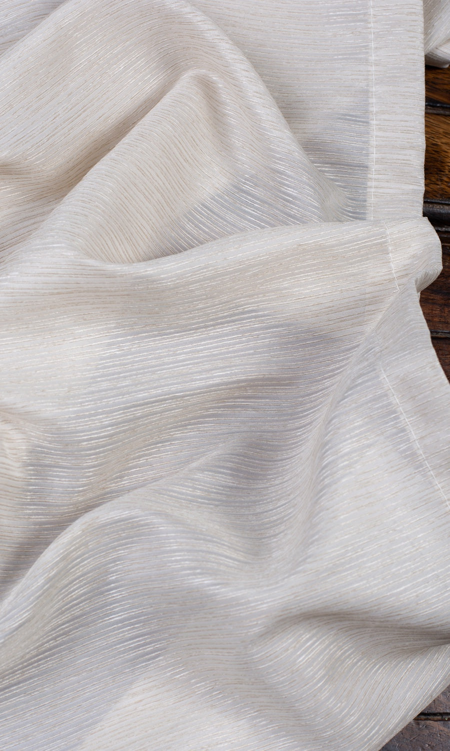 Textured Sheer Blinds (Pale Beige/ Warm Ivory) for Living, Bedroom, Kitchen, Bathroom