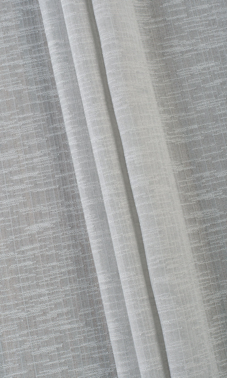Textured Sheer Flat, Plain, Fake, Faux, European Relaxed Roman Blinds (Pale Gray)