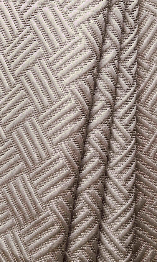 Silk Blend Home Décor Fabric By the Metre (Caramel/ Beige)